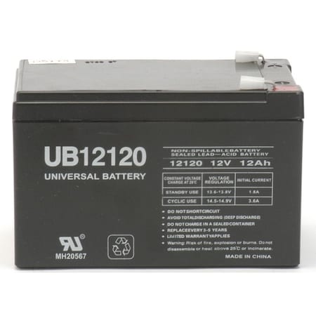 Bsc Preferred UPG 12V 12Ah Sealed Lead Acid - AGM - VRLA Battery - F2 UPG-D5775